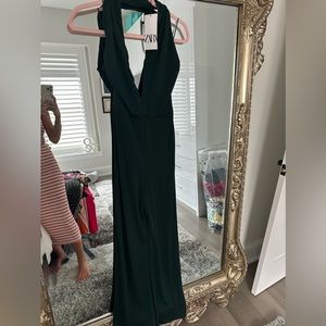 Zara tags on halter jumper